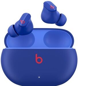 Beats by Dre earbuds — Ocean Blue colored